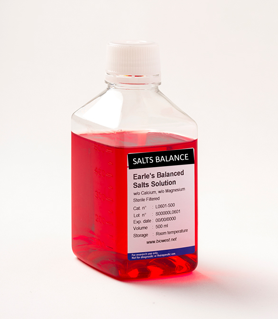 SALT BALANCE EARLE's Balanced Salt Solutions - EBSS