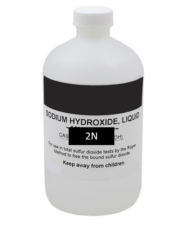 naoh solution 2n Sodium Hydroxide
