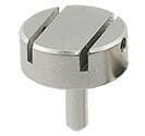 EM-Tec PS6 mini split pin stub vise clamp 0-6mm, Ø12.7x7.2mm, pin