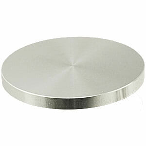 Hitachi Ø63x6mm M4 cylinder SEM sample stub, aluminium