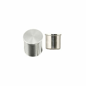 Hitachi Ø15x10mm M4 cylinder SEM sample stub, aluminium
