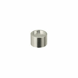 JEOL Dish stub, Ø12.2x10 with 1.5mm dish depth, aluminium