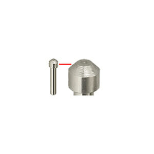 Gatan 3View system SEM pin stubs with standard Ø1.4mm flat, Ø2mm pin x12.5mm H, aluminium