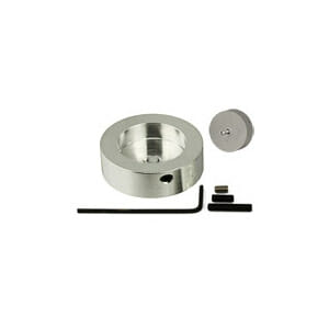 EM-Tec ZJ12 Zeiss pin stub adapter for Ø12.2mm and Ø9.5mm JEOL stubs