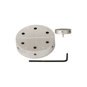 EM-Tec P6 multi pin stub holder for 6 pin stubs, Ø43x10.5mm, pin