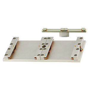 EM-Tec RG4 quad geological thin sections top reference holder for 4 petrographic slides up to 48x28mm, Ø14mm JEOL stub