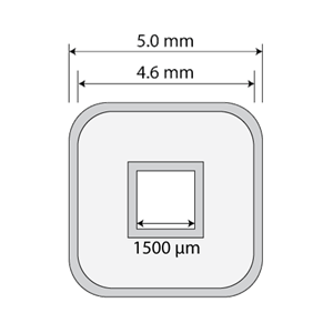 X-Ray Window 200 nm thick Silicon Nitride (Single 1500 micron window )