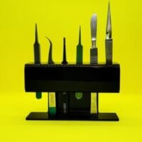 6 positions to stand differents tools lab.|holter 6 tweezers|Tweezers holder