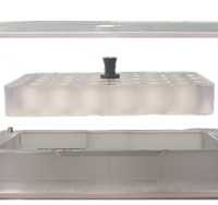 24 Meshwell Plate with Tray and Lid|24 Meshwell Plate with Tray and Lid