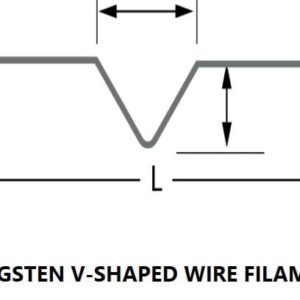 Tungsten V-Shaped Wire Filaments
